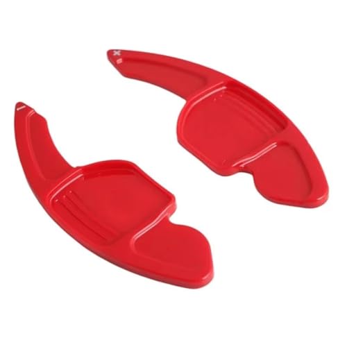 KHOFVSXWD Kompatibel mit S6 C7 S7 S8 Q3 2013–2017 für S4 B8 Q5 2013–2016 Auto-Lenkrad-Schaltwippen (rot) von KHOFVSXWD
