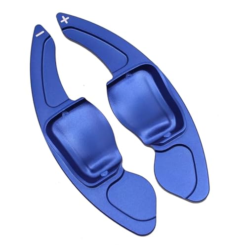 KHOFVSXWD Kompatibel mit Seat für Leon 2009, 2010, 2011, 2012, 2013, 2014, Auto-Lenkrad-Paddel-Schaltverlängerung, Schaltwippen, Schaltwippen, Verlängerung (blau) von KHOFVSXWD