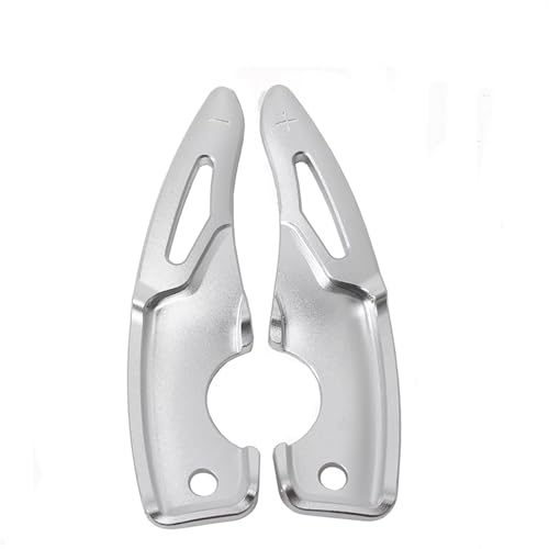 KHOFVSXWD Kompatibel mit Toyota Gr86 2022 2023 für 86 Gt86 2017 2018 2019 2020 2021 2022 2023 Auto-Lenkrad-Paddel-Verlängerungsabdeckung (Silber) von KHOFVSXWD