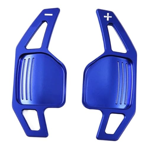 KHOFVSXWD Kompatibel mit Tt MK2 8j A5 S5 A4 B8 A3 S3 8p Q5 8r Q7 A6 C6 R8 2005 2006 2007 2008 2009 2010 2011 Auto Lenkrad Schaltwippe Verlängerung Schaltung Paddel (blau) von KHOFVSXWD