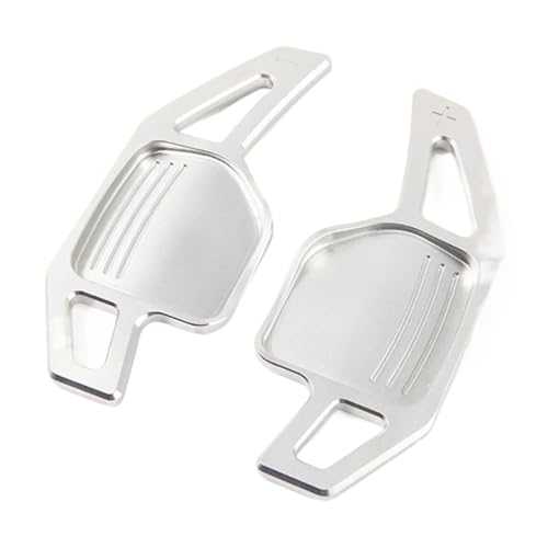 KHOFVSXWD Kompatibel mit Tt MK2 8j A5 S5 A4 B8 A3 S3 8p Q5 8r Q7 A6 C6 R8 2005 2006 2007 2008 2009 2010 2011 Auto Lenkrad Schaltwippe Verlängerung Schaltung Paddel (silberfarben) ) von KHOFVSXWD