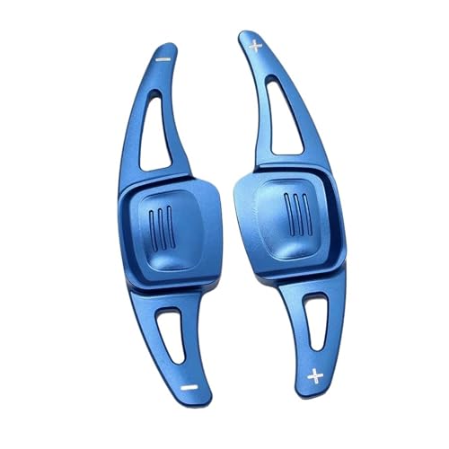 KHOFVSXWD Kompatibel mit VW Golf 7 8 Alltrack MK7 8 für T-Cross Lenkrad Schalthebel Verlängerung Auto Lenkrad Paddel Schalthebel Schaltwippen (blau) von KHOFVSXWD