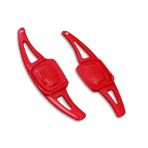 KHOFVSXWD Kompatibel mit VW Golf 8 Mk8 R für GTI 2020 2021 2022 für CC 2019 2020 Auto Schalthebel Auto Lenkrad Schaltwippe Verlängerung Schaltpaddel (rot) von KHOFVSXWD