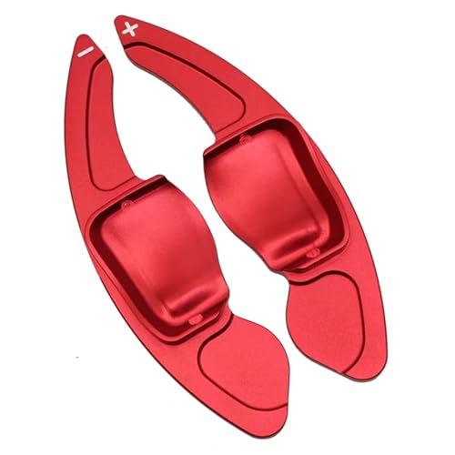 KHOFVSXWD Kompatibel mit VW Passat 3c V6 4motion für Variant R36 Sportline Schalthebelverlängerung Auto Lenkrad Schalthebel Verlängerung Schaltpaddel (rot) von KHOFVSXWD