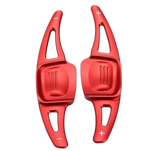 KHOFVSXWD Kompatibel mit VW Touareg für CC 2019 2020 für Sharan 2018 2019 2020 Auto Lenkrad Schaltpaddel Verlängerung Auto Paddel Schaltwippe Verlängerung Schaltpaddel (rot) von KHOFVSXWD