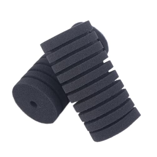 KHPGQIAS 2er-Pack Aquarium-Filterschwamm for XY-2822/2821 Filter Aquarium Luftpumpenfilter Schwarz 12 * 6cm von KHPGQIAS
