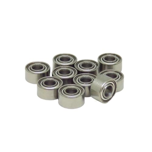 10 Stück 2x5x2,5 SMR52ZZ Miniatur-Edelstahllager MR52 SMR52 Z ZZ L520ZZ RC-Lager 2 * 5 * 2,5 Rollenlager(SMR74Z 4x7x2.5mm) von KHRKHHXLA