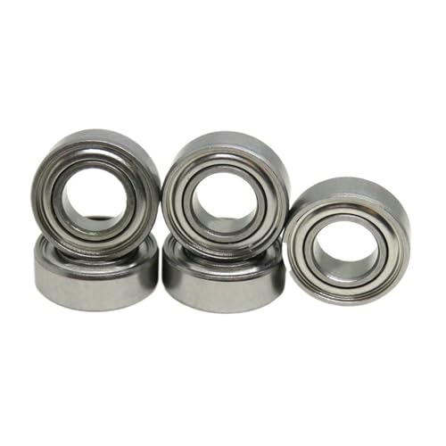 10 Stück SMR126ZZ Edelstahllager 6x12x4 mm Kugellagerschild MR126 MR126ZZ SMR126Z SMR126 Z ZZ L1260ZZ 6 * 12 * 4 mm(SMR52Z 2x5x2.5mm) von KHRKHHXLA