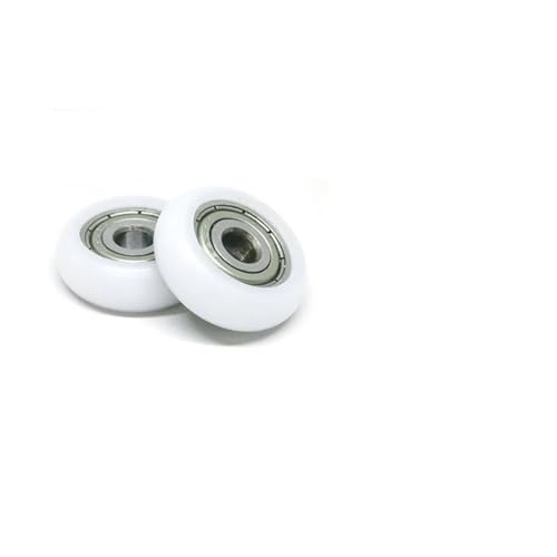 4er-Pack 6x18x6 Polyacetal-Lagerrolle BSR68618-6 18 mm Durchmesser Aluminiumprofil POM Führungsrad 6 * 18 * 6 3D-Drucker-Riemenscheibe(BSR625215-7 5x21.5x7) von KHRKHHXLA