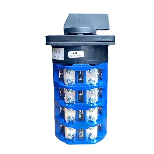 LW26-125/4 Nockenschalter 2/3/4/5 Positionen 125A 690V DIY Drehumwandlungswähler 16 Klemmenschraube Silberkontakt LW28 YMW26(01) von KHRKHHXLA