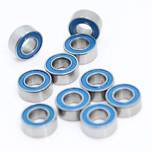 MR63-2RS blau versiegeltes Farblager ABEC-3 10 Stück 3 x 6 x 2,5 mm Miniatur-MR63RS-Kugellager L-630DD von KHRKHHXLA