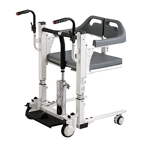 KHSASDDC Home Hydraulischer Patientenheberollstuhl, multifunktionale Patientenlift-Transfermaschine, Verstellbarer Pflegelift Toilettenstuhl mit Rädern Badezimmerstuhl für ältere Menschen KHSASDDC Home Hydraulischer Patientenheberollstuhl, multifunktionale Patientenlift-Transfermaschine, Verstellbarer Pflegelift Toilettenstuhl mit Rädern Badezimmerstuhl für ältere Menschen von KHSASDDC
