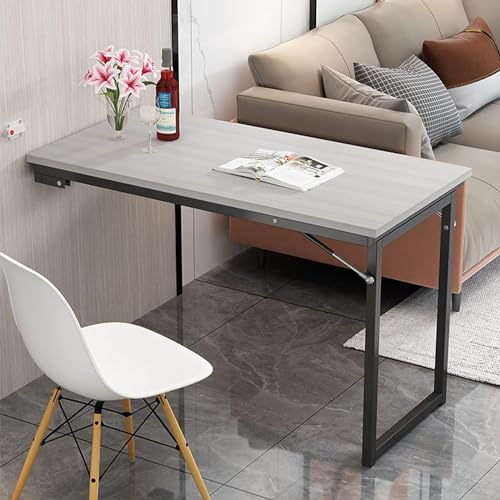 KHSASDDC Klapptisch Wand Küche platzsparend zu montieren, montiert Tisch, leicht zu Falten und kann als Esszimmer Schreibtisch verwendet Werden(A,90 * 50cm) von KHSASDDC
