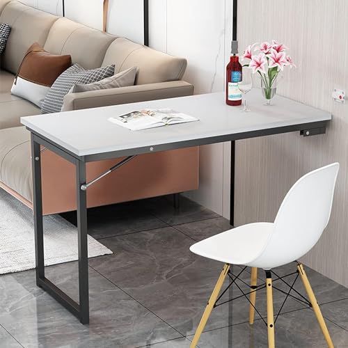 KHSASDDC Klapptisch Wand Küche platzsparend zu montieren, montiert Tisch, leicht zu Falten und kann als Esszimmer Schreibtisch verwendet Werden(B,100 * 50cm) von KHSASDDC