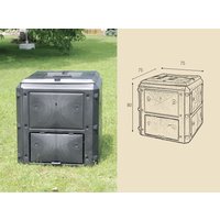 KHW Bio-Quick Komposter Basismodell 420 L mit Deckel, erweiterbar von KHW