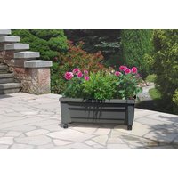 KHW Calypso Pflanzkasten auf Rollen mit Bewässerungssystem, anthrazit KHW Calypso Pflanzkasten auf Rollen mit Bewässerungssystem, anthrazit von KHW
