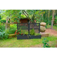 KHW Spalier 2er-Set Pflanzkasten groß 100 cm mit Spalier KHW Spalier 2er-Set Pflanzkasten groß 100 cm mit Spalier von KHW