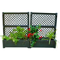 KHW Spalier 2er-Set Pflanzkasten groß 100 cm mit Zentralspalier KHW Spalier 2er-Set Pflanzkasten groß 100 cm mit Zentralspalier von KHW