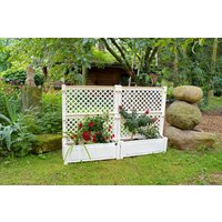 KHW Spalier 2er-Set Pflanzkasten groß 100 cm mit Zentralspalier KHW Spalier 2er-Set Pflanzkasten groß 100 cm mit Zentralspalier von KHW