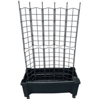 KHW Spalier "Calypso", BxTxH: 79x35x115 cm, Pflanzkasten mit Rollen und Bewässerungssystem von KHW