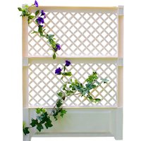 KHW Spalier "aus witterungsbeständigem Kunststoff" BxTxH: 100x6x140 cm, einfache Montage durch Stecksystem mit Erdspießen KHW Spalier "aus witterungsbeständigem Kunststoff" BxTxH: 100x6x140 cm, einfache Montage durch Stecksystem mit Erdspießen von KHW