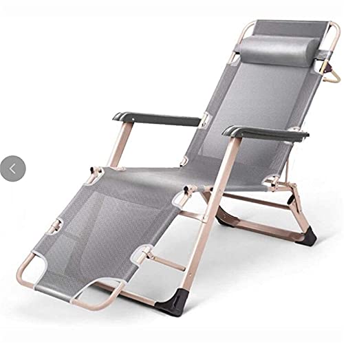 KHYTEBV Büro-Freizeitstuhl im Freien, bequemer Relax-Gartenstuhl, klappbarer Loungesessel, Campingstuhl, Liegestuhl, 150 kg Tragkraft, wohltätig von KHYTEBV