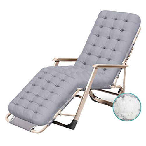 KHYTEBV Klappbare Liegestühle, Liegestuhl für den Garten, Schwerelosigkeitsstühle, Relaxsessel, Sonnenliege, verstellbar für Terrasse, Outdoor, Camping, Strand, Grau Max KHYTEBV Klappbare Liegestühle, Liegestuhl für den Garten, Schwerelosigkeitsstühle, Relaxsessel, Sonnenliege, verstellbar für Terrasse, Outdoor, Camping, Strand, Grau Max von KHYTEBV