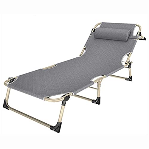 KHYTEBV Klappbarer Liegestuhl, multifunktionaler Liegestuhl, tragbarer Loungesessel mit Armlehne für Nickerchen im Innenbereich, Lazy Chair, Outdoor-Reisen, Strand, Camping, Garten von KHYTEBV