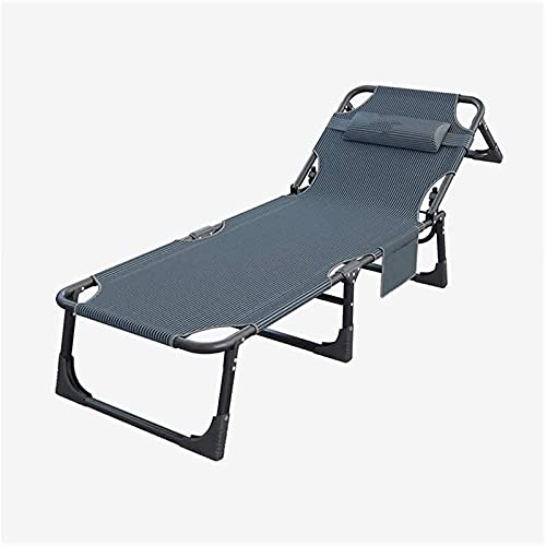 KHYTEBV Klappbarer Liegestuhl, multifunktionaler Liegestuhl, tragbarer Loungesessel mit Armlehne für Nickerchen im Innenbereich, Lazy Chair, Outdoor-Reisen, Strand, Camping, Garten von KHYTEBV