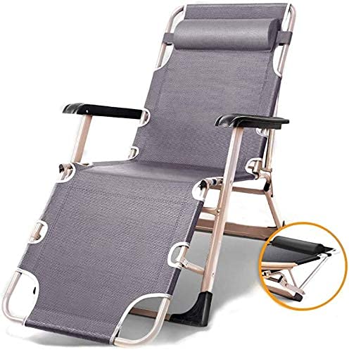 KHYTEBV Klappbarer Loungesessel, strapazierfähige Gartenmöbel-Sets, Sonnenliege, Camping-Gartenstühle, klappbare Terrassenliege, Liege-Sonnenliege von KHYTEBV