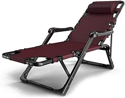 KHYTEBV Klappbarer Loungesessel, strapazierfähige Gartenmöbel-Sets, Sonnenliege, Camping-Gartenstühle, klappbare Terrassenliege, liegende, wasserdichte Chaiselongue L von KHYTEBV