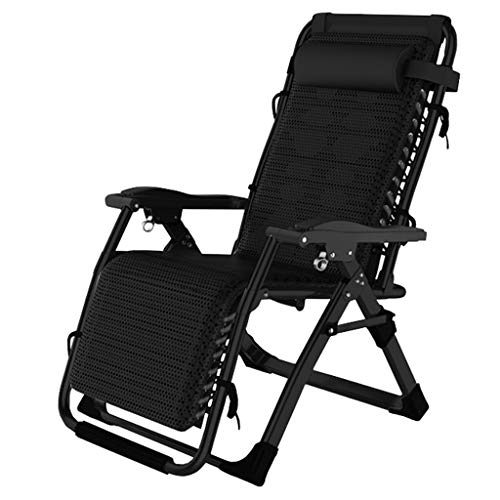KHYTEBV Klappbarer Zero Gravity Loungesessel zum Entspannen, Sonnenliege, Liegestuhl, Terrassen-Liegestuhl für Garten, Pool, Camping, Stranddeck, 150 k von KHYTEBV