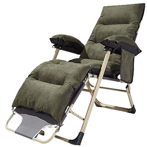 KHYTEBV Liegestuhl Klappbarer Zero Gravity Lounge Chair, Verstellbarer Liegestuhl Für Patio Garden Beach Pool, Mit Kissen 150kg,C von KHYTEBV
