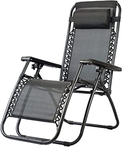 KHYTEBV Lounge ChairKlappliegen Garten-Sonnenliege im Freien, Zero Gravity Lounge Chair Patio Klappbarer Verstellbarer Liegestuhl mit Armlehnen, von KHYTEBV