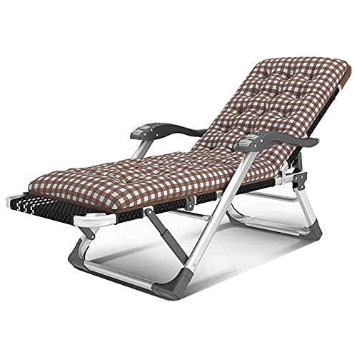 KHYTEBV Ms Folding Zero Gravity Lounge Chair Recliner mit verdickten und verbreiterten Aluminiumfüßen, unterstützt bis zu 300 kg, für Lounge Outdoor Patio Campin von KHYTEBV