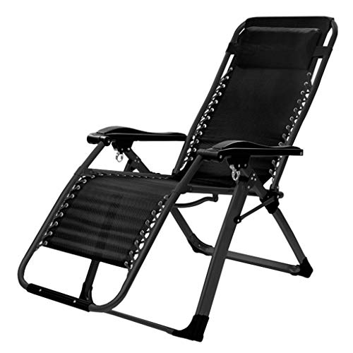 KHYTEBV Outdoor-Loungesessel mit Schwerelosigkeitseffekt zum Entspannen | Garten-Sonnenliege, Liegestuhl | Klappbare Terrassen-Loungesessel für Camping, Strand, Deck Ma von KHYTEBV