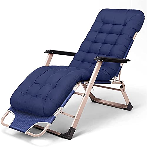 KHYTEBV Tragbarer Klapp-Loungesessel Garten-Klapp-Loungesessel Strandliege Liegestühle Zero Gravity Recliner wohltätig von KHYTEBV