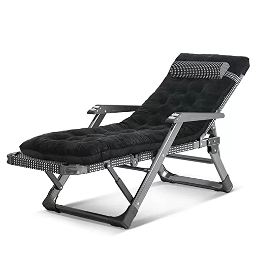 KHYTEBV Tragbarer Liegestuhl, Sonnenliege, Chaiselongues, Sonnenstuhl, Gartenstuhl, Terrassenliegestühle für Pool, Hof, Strand, Garten mit Polsterung von KHYTEBV