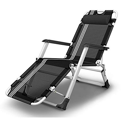 KHYTEBV multifunktionaler Freizeit-Klappstuhl fürs Büro, Siesta-Stuhl, Garten, Strand, Sonnenliege, Klappstuhl, benötigte Vision, nachdenklich von KHYTEBV