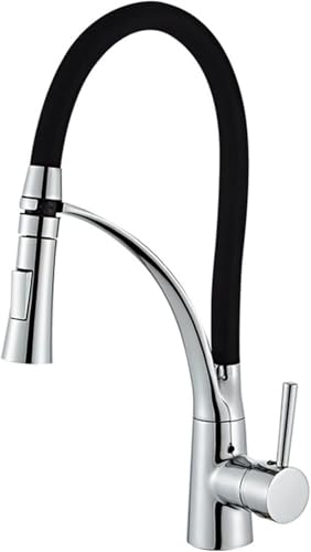 Schwarz Messing Moderne Küche Wasserhahn Einzigen Griff Rotation Mischbatterie Pull Out Sprayer Heißes Kaltes Wasser Schwarz Messing Moderne Küche Wasserhahn Einzigen Griff Rotation Mischbatterie Pull Out Sprayer Heißes Kaltes Wasser von KHYTEBV