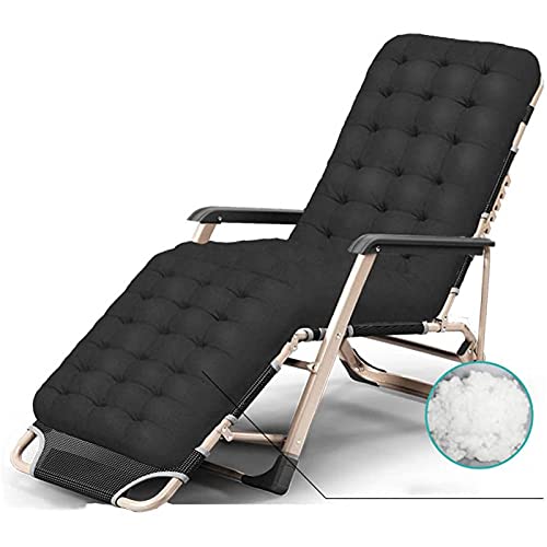 Sonnenliegen für Garten und Terrasse, zusammenklappbar, mit Mehreren Positionen, Relaxstühle mit Kissen, für wohltätige Zwecke von KHYTEBV