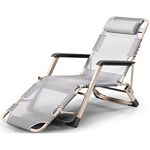 Sonnenliegen für Garten und Terrasse, zusammenklappbar, mit Mehreren Positionen, Relaxstühle mit Kissen, für wohltätige Zwecke von KHYTEBV