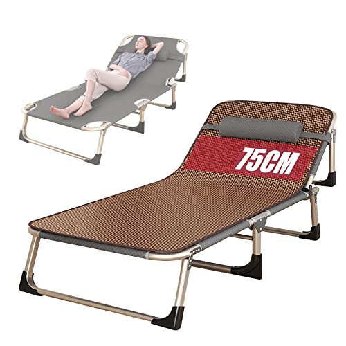 Zero Gravity Chair Liegesessel, Liegestuhl, Rasenliege, zusammenklappbar, tragbare Chaiselongue mit abnehmbarem Kissen, Liegestuhl für die Terrasse von KHYTEBV