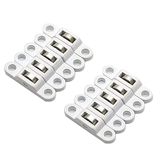 10 Pcs Schiebetür Rollerschrank Kupferläder Rollscheibe Für Kleiderschrank Möbel Tür Fensterzubehör Breite 7 5 Mm Schieberiemenscheibe Rollenrollen Dusche Dusche von KHZen