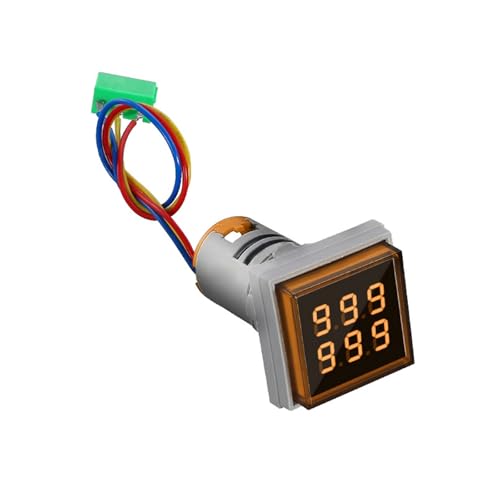 22mm Lochhalterungsschalter LED Backbeleuchtung Quadratzähler Messgerät 0-999999 220 V Zählmesser Mit Belüftungsloch Schnelle Reaktion von KHZen