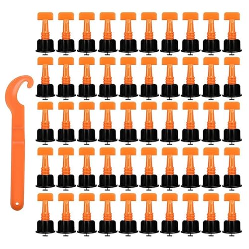 50/151pcs Fliesennivellierungsvorrichtung Fliesen Leveler Leveling Systeme Ausrichtungsabstandshalter Für Bodenbelags Wandstufe von KHZen