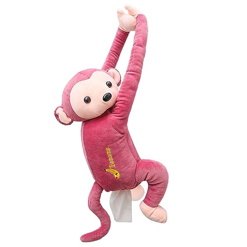 Cartoon Monkey Office Home Auto Hanging Paper Servietten Tissue Box Tragbarer Papierbox Innenzubehör Cartoon Monkey Office Home Auto Hanging Paper Servietten Tissue Box Tragbarer Papierbox Innenzubehör von KHZen