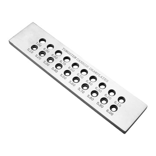 Draht Ziehplatte Stahlwerkzeug Schmuck Schmuck Teller Draht Drawplate Graduierte Löcher Drahtplatte Geeignet Für Geeignet von KHZen