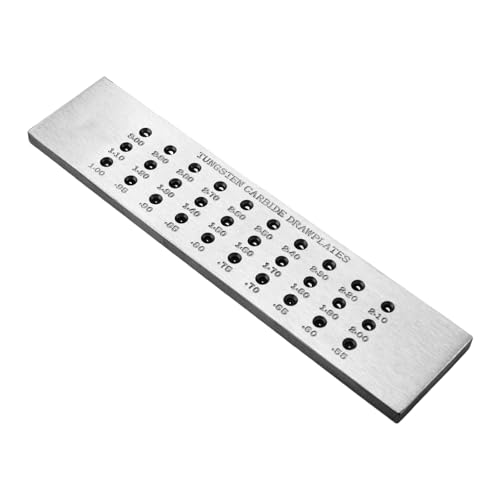 Draht Ziehplatte Stahlwerkzeug Schmuck Schmuck Teller Draht Drawplate Graduierte Löcher Drahtplatte Geeignet Für Geeignet von KHZen