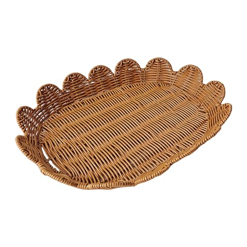 Elegante Gewebte Körbe Snacks Organisation Tablett Brotkorb Obst Display Korb Geeignet Für Küche Und Essen Geeignet Elegante Gewebte Körbe Snacks Organisation Tablett Brotkorb Obst Display Korb Geeignet Für Küche Und Essen Geeignet von KHZen